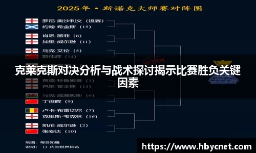 克莱克斯对决分析与战术探讨揭示比赛胜负关键因素